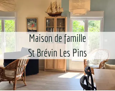 Rénovation d’un séjour de 50 m² dans une maison de vacances à Saint-Brevin-les-Pins